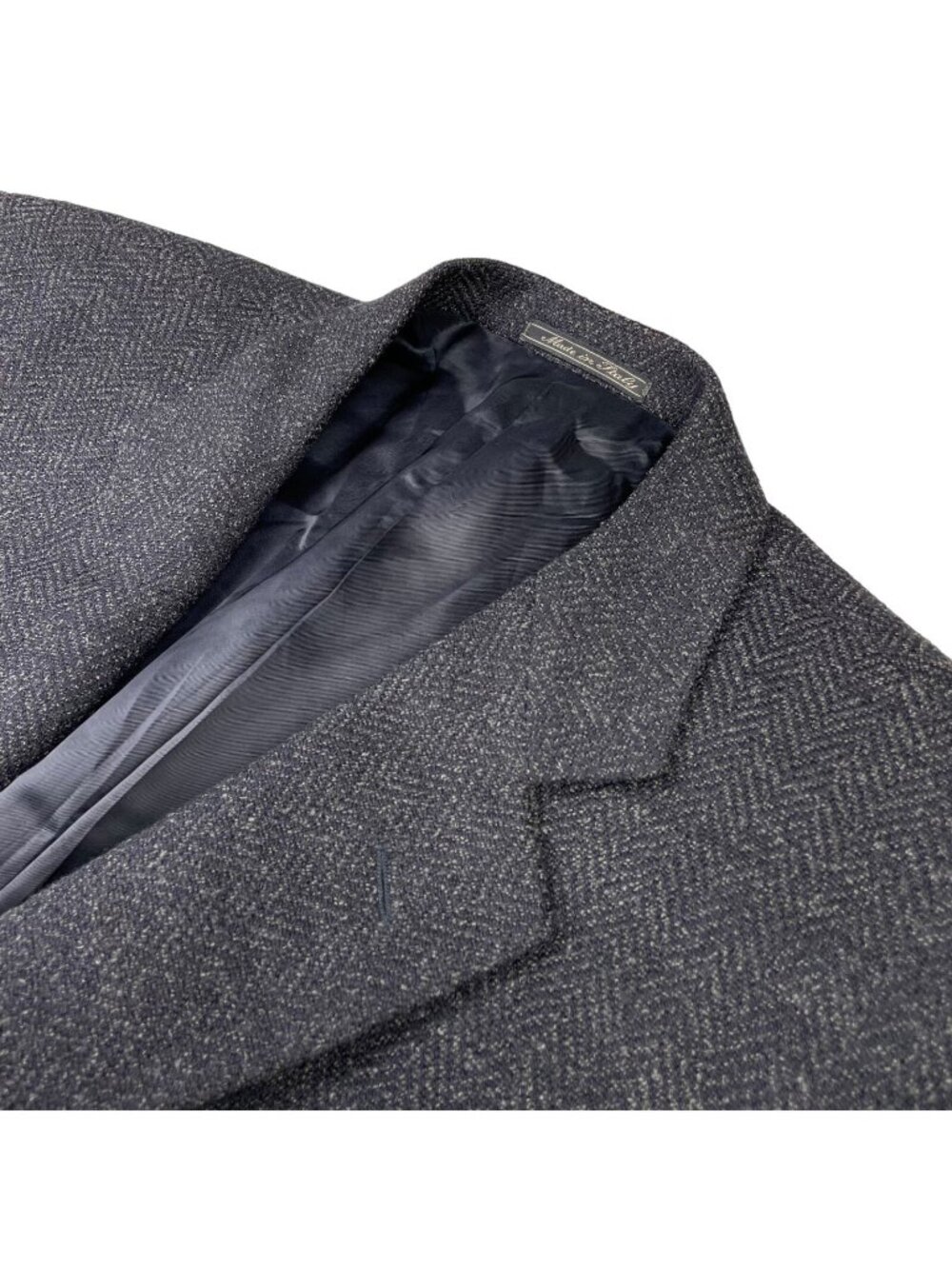 Corneliani Men’s Tweed Unlined 3-Button Blazer Navy • Italy • 38R US | 48 EU